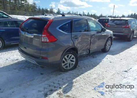 2015 Honda Cr-V Ex-L from USA, damaged, VIN 5J6RM4H70FL074878